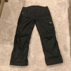 Helly Hansen Black Snowboard Skiing Pants